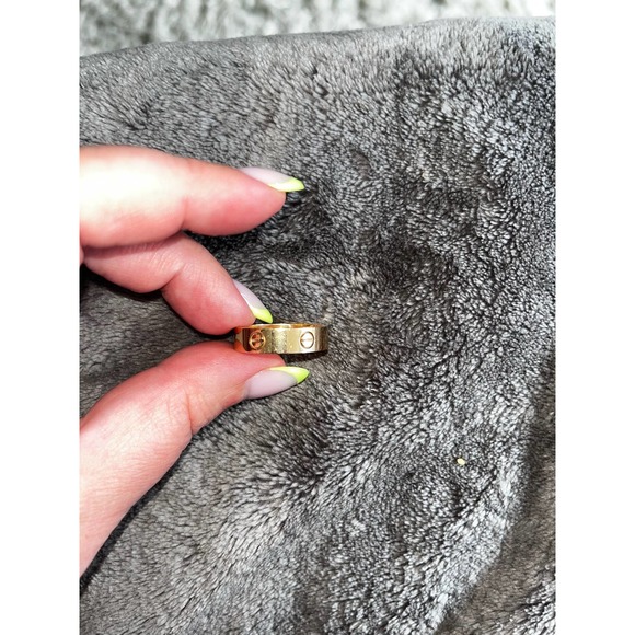 Cartier LOVE ring rose gold size 61 width 5.5mm - Picture 8 of 11